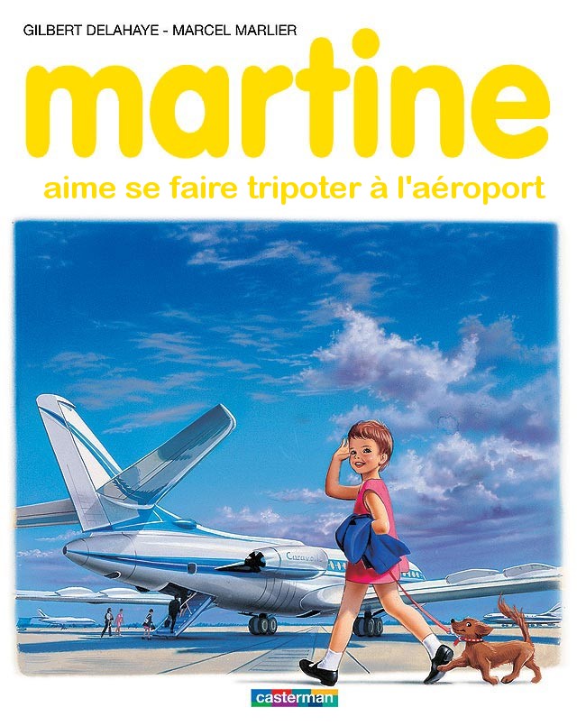 Martine à l'aéroport